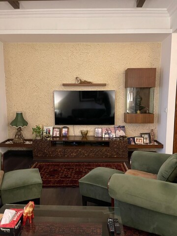 Living Room in 3 BHK Builder Floor at Chattarpur – for Sale