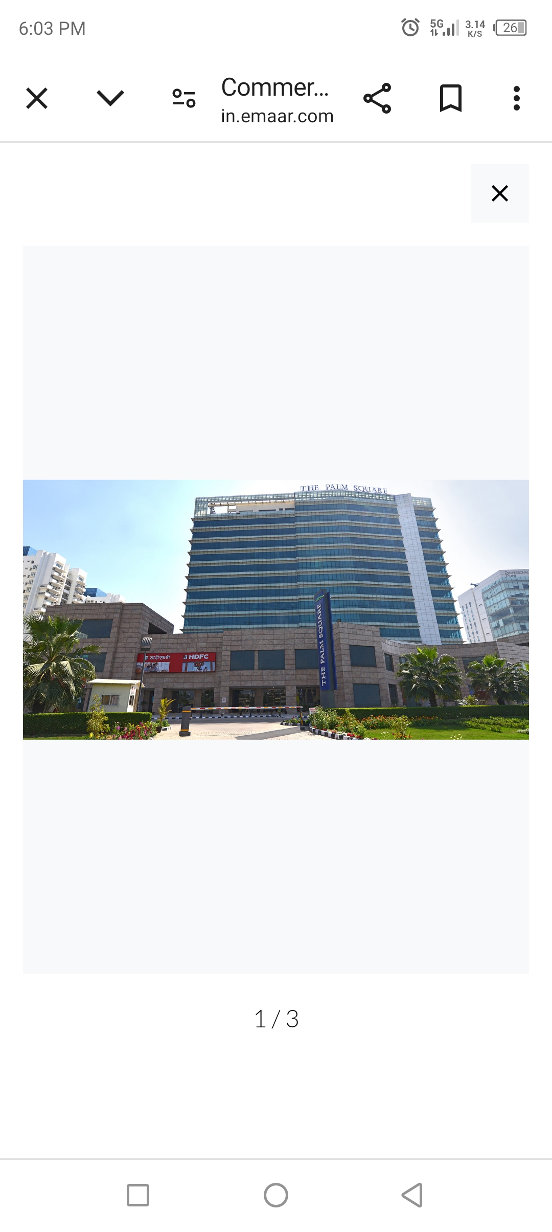 Commercial Office Space 1500 Sq.Ft. For Rent in Sector 66 Gurgaon  7885837