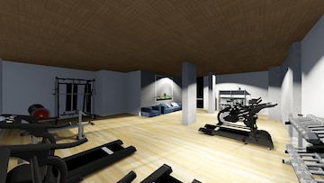 Gym in 2 BHK Apartment at Visalakshi Prakruthi, Thanisandra Main Road – for Sale