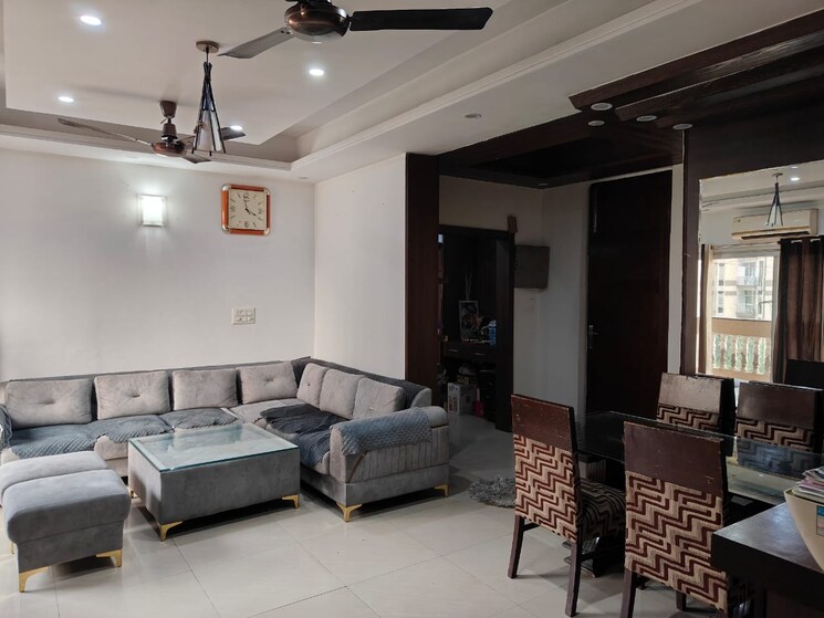 Living Room, prateek-wisteria 4 Bedroom 2115 Sq.Ft. Apartment In Sector 77 Noida 7886105