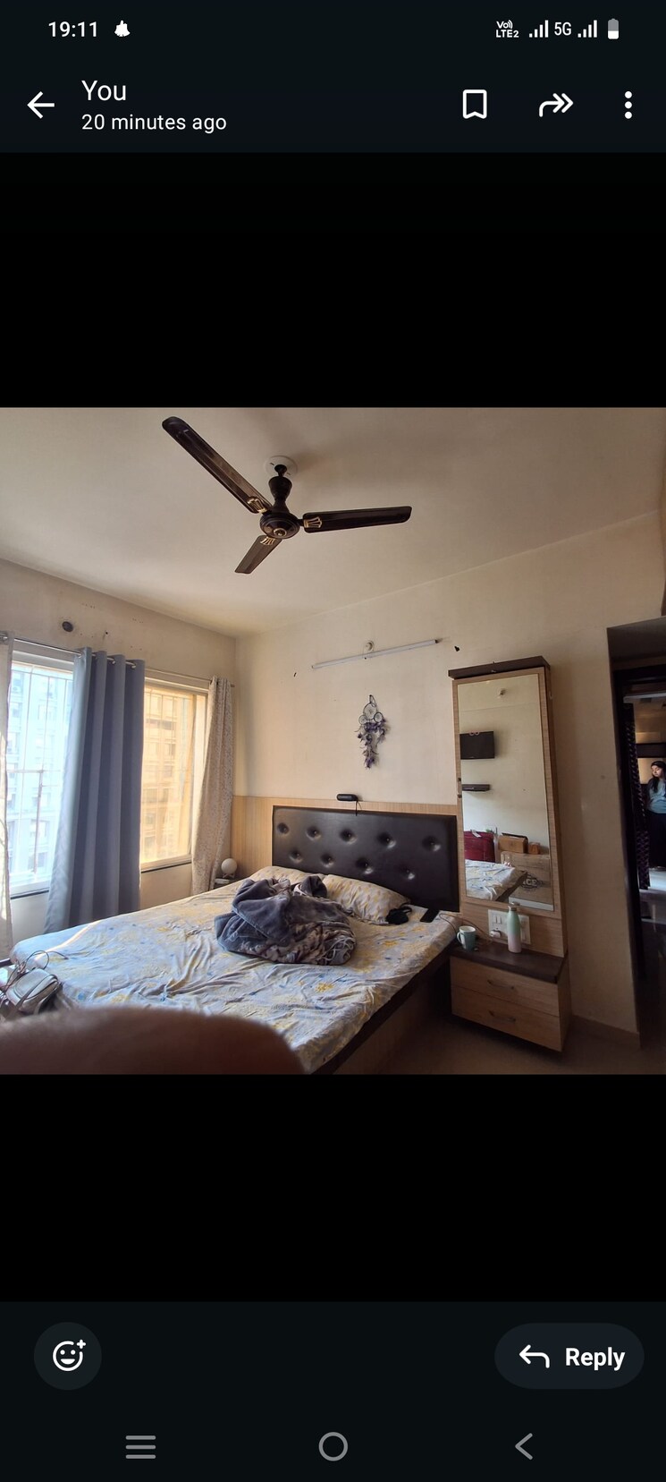 Bedroom, atlanta-society 2 Bedroom 1100 Sq.Ft. Apartment In Wakad Pune 7886531