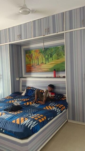 Bedroom in 3 BHK Apartment at Konark Splendour, Kalyani Nagar – for Rent