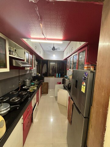 Kitchen in 2 BHK Apartment at Happy Valley, Manpada – for Rent