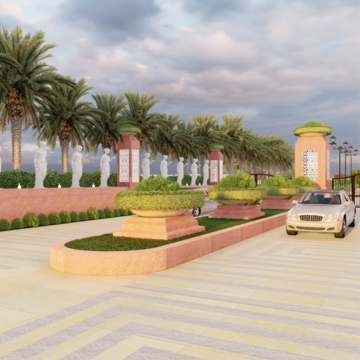  Plot – Exterior View View at LJK Vasto, Makhdoompur Kaithi - for Sale