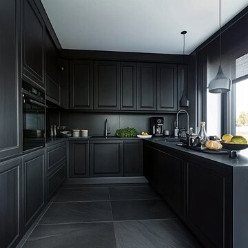 Kitchen in 4 BHK Apartment at Myscape Songs Of The Sun, Financial District – for Sale