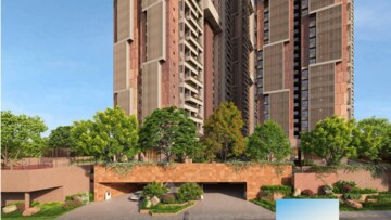 4 BHK Apartment – Exterior View View at Myscape Songs Of The Sun, Financial District - for Sale