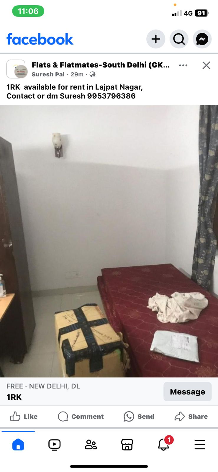 3 BHK Builder Floor For Sale in Lajpat Nagar 4