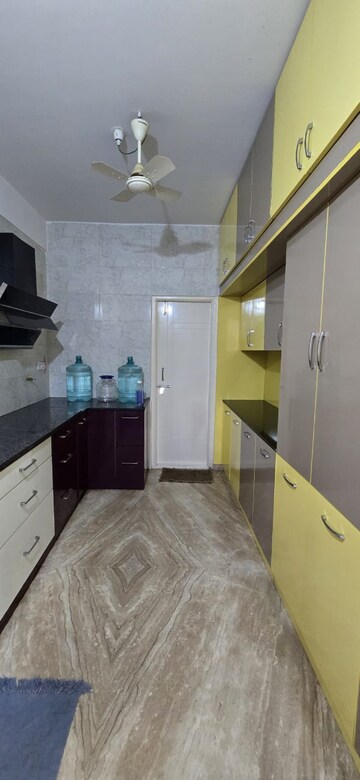 Kitchen in 3 BHK Apartment at BDA Layout, Indiranagar – for Rent