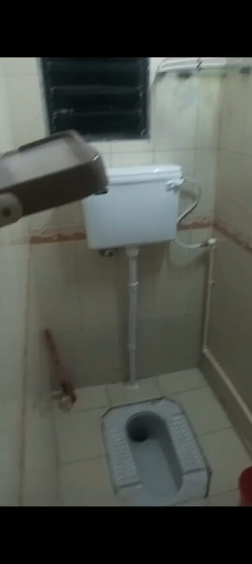 Bathroom in 1 RK Apartment at Sai Sagar Tower, Goregaon East – for Rent