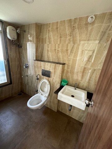 Bathroom in 1 BHK Apartment at Lodha Amara, Kolshet Road – for Rent