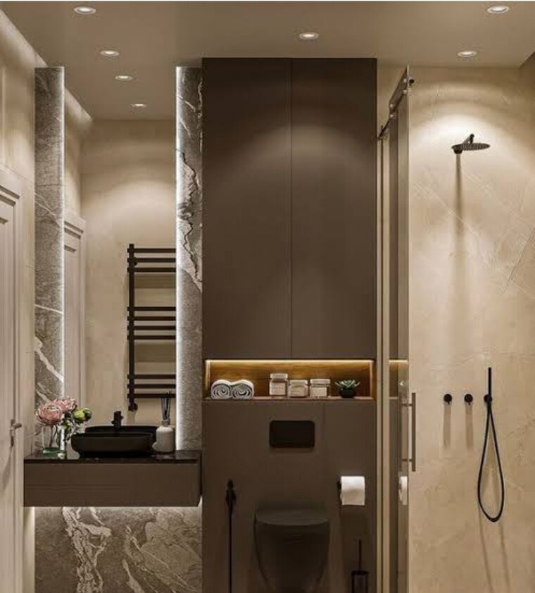 Bathroom, victoryone-amara 3 Bedroom 1430 Sq.Ft. Apartment In Sector 16 Greater Noida Greater Noida 7887129