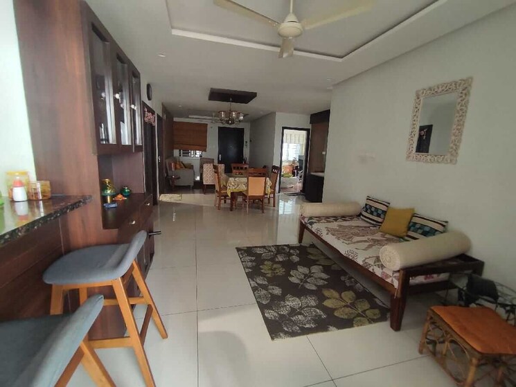Living Room, rajapushpa-atria 3 Bedroom 2100 Sq.Ft. Apartment In Gachibowli Hyderabad 7887255