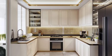 Kitchen in 3 BHK Apartment at Godrej Athena, Indiranagar – for Sale