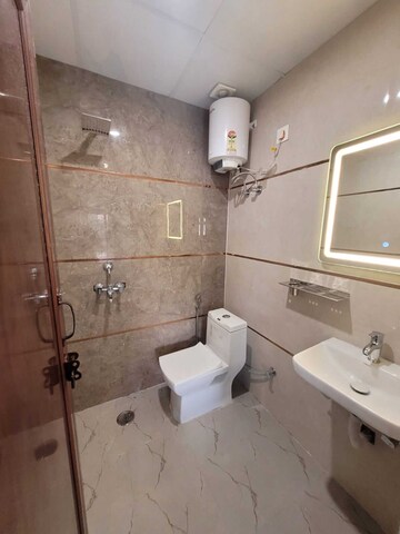 Bathroom in 1 BHK Builder Floor at Ansal Sushant Lok I, Sector 43 – for Rent
