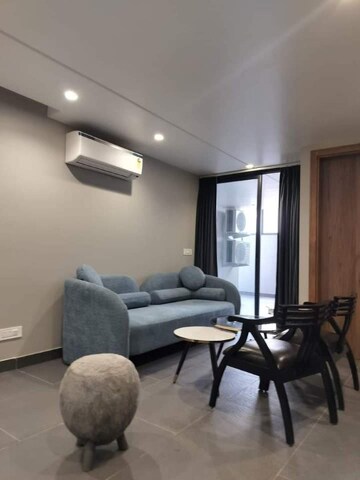 Living Room in 1 BHK Apartment at Assetz Marq, Whitefield – for Rent