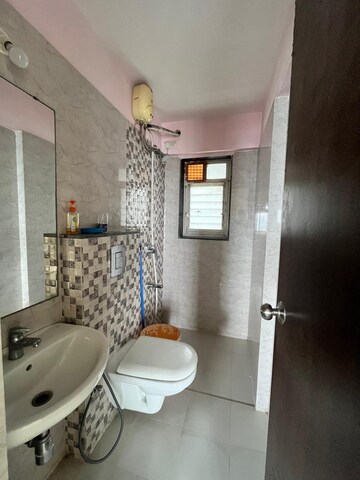 Bathroom in 2 BHK Apartment at Hiranandani Estate – for Rent