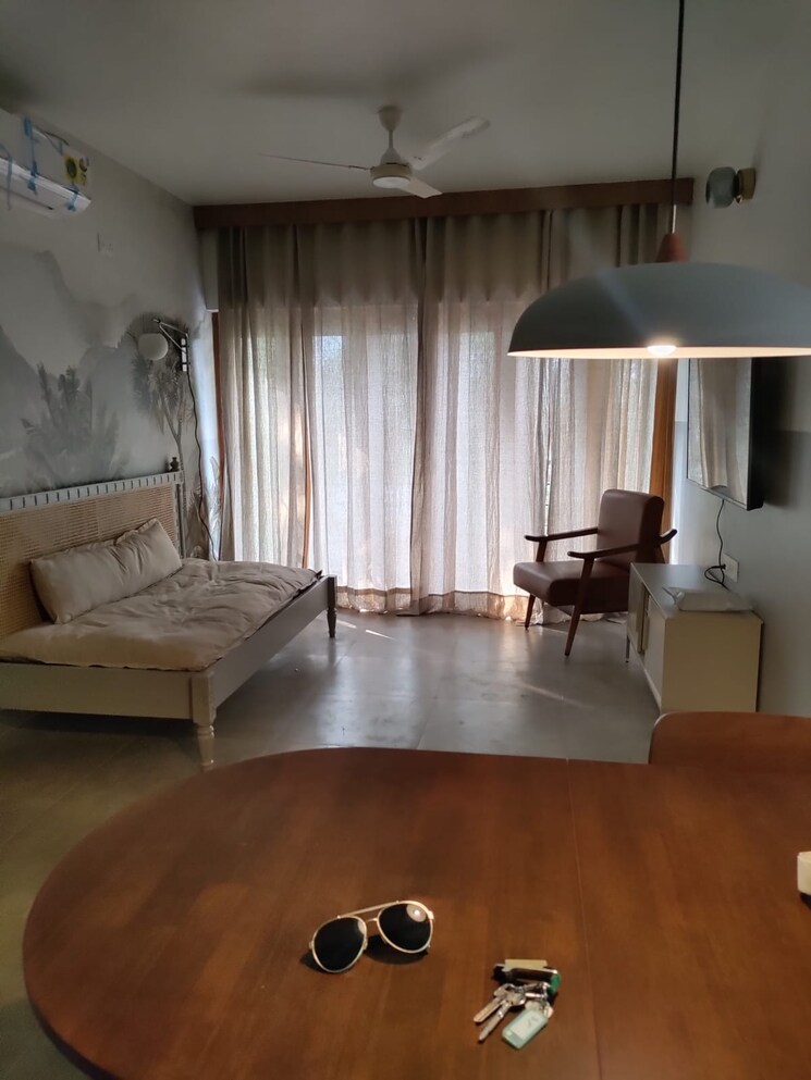 Living Room, clover-dale 1 Bedroom 850 Sq.Ft. Apartment In Koregaon Park Pune 7887411