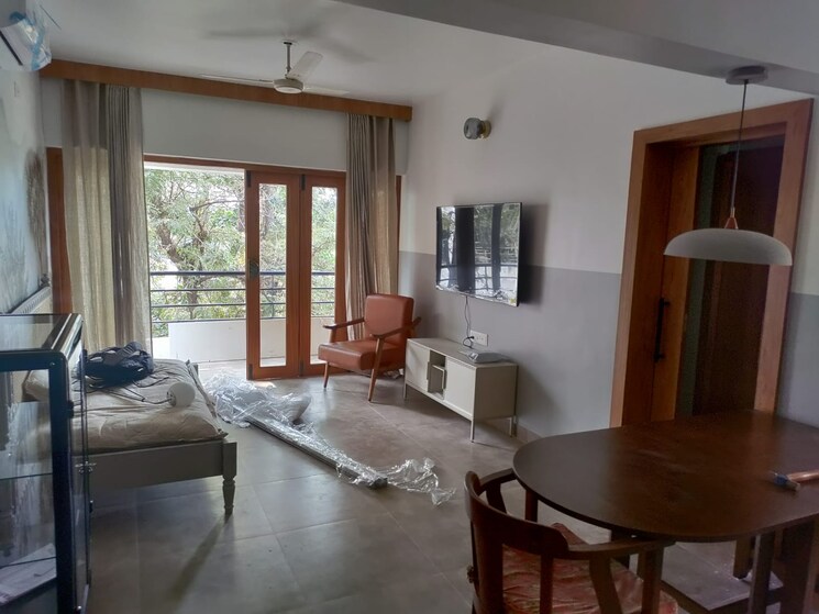 Living Room, clover-dale 1 Bedroom 850 Sq.Ft. Apartment In Koregaon Park Pune 7887411
