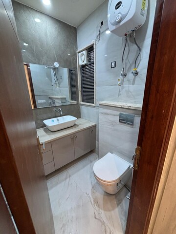 Bathroom in 3 BHK Builder Floor at Rajouri Garden – for Rent