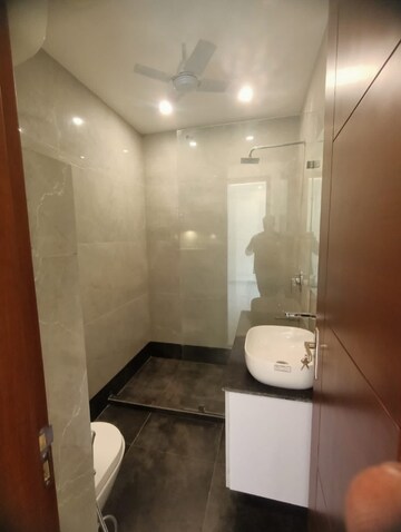 Bathroom in 3 BHK Builder Floor at Greater Kailash I – for Rent