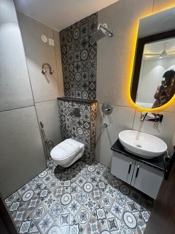 Attached Bathroom in 3 BHK Builder Floor at Dwarka – for Sale