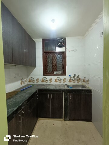 Kitchen in 1 BHK Builder Floor at Khirki Extension – for Rent