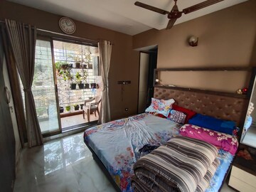 Bedroom in 2 BHK Apartment at Hex Blox CHS, Kharghar Sector 10 – for Rent