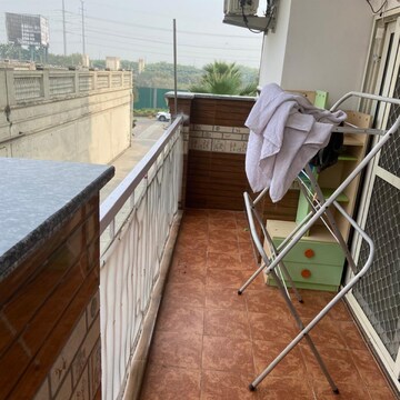 Balcony in 2.5 BHK Apartment at Ajnara Ambrosia, Sector 118 – for Rent