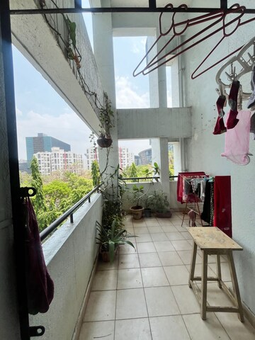 Balcony in 3 BHK Apartment at Gera Emerald City, Kharadi – for Rent