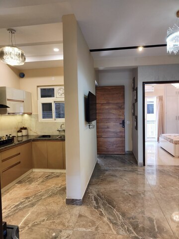 Kitchen in 3 BHK Builder Floor at Patiala Road – for Sale