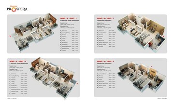 Master Plan in 3 BHK Apartment at Kumar Prospera, Hennur Road – for Sale