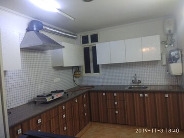Kitchen in 3 BHK Builder Floor at Greater Kailash I – for Rent