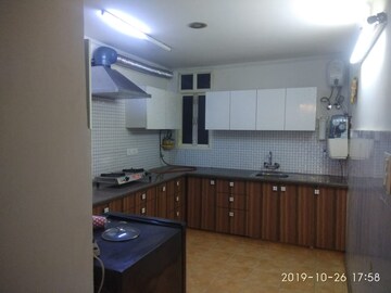 Kitchen in 3 BHK Builder Floor at Greater Kailash I – for Rent