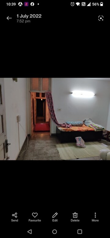 Bedroom in 2 BHK Builder Floor at Kalkaji – for Rent
