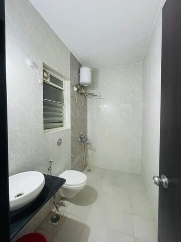 Bathroom in 2 BHK Apartment at Galaxy One, Kharadi – for Rent