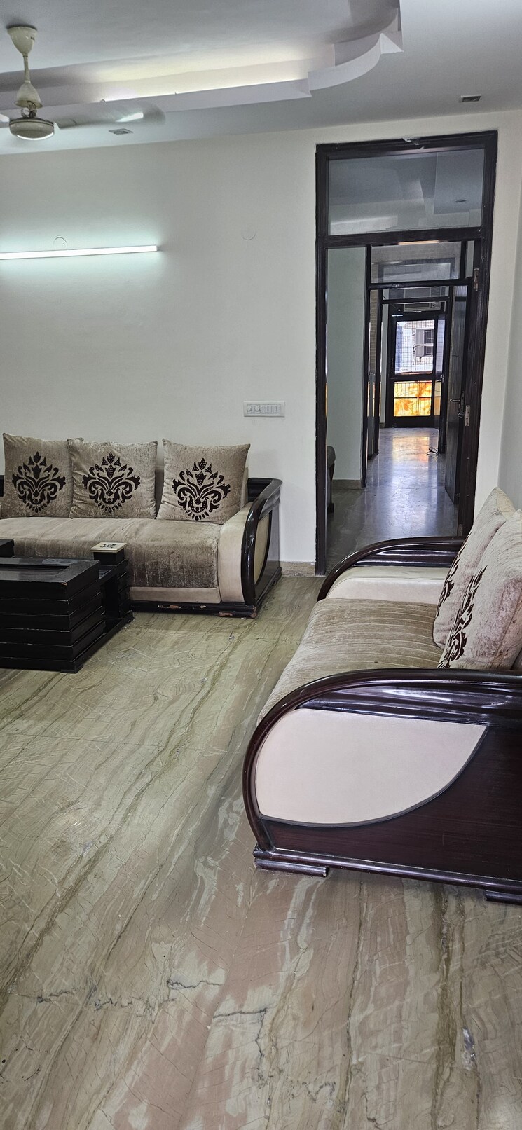 Living Room, lajpat nagar i 2 Bedroom 900 Sq.Ft. Builder Floor In Lajpat Nagar I Delhi 7887961