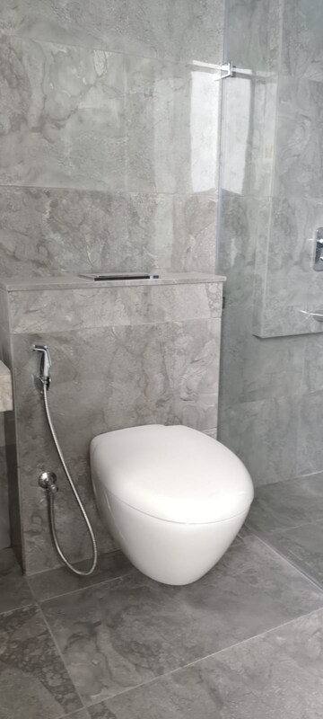 Bathroom in 4 BHK Apartment at Oberoi Sky City, Borivali East – for Rent