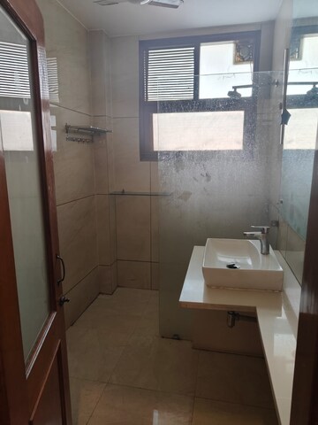 Bathroom in 3 BHK Builder Floor at Palam Vihar Residents Association, Palam Vihar – for Rent