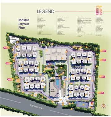 Master Plan in 3 BHK Apartment at Vision Arsha, Tellapur – for Sale