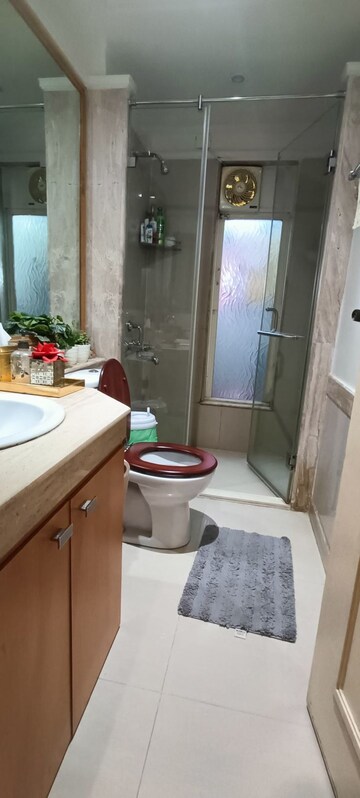 Bathroom in 3 BHK Apartment at Hiranandani Verona Co op Housing Society Ltd, Powai – for Sale