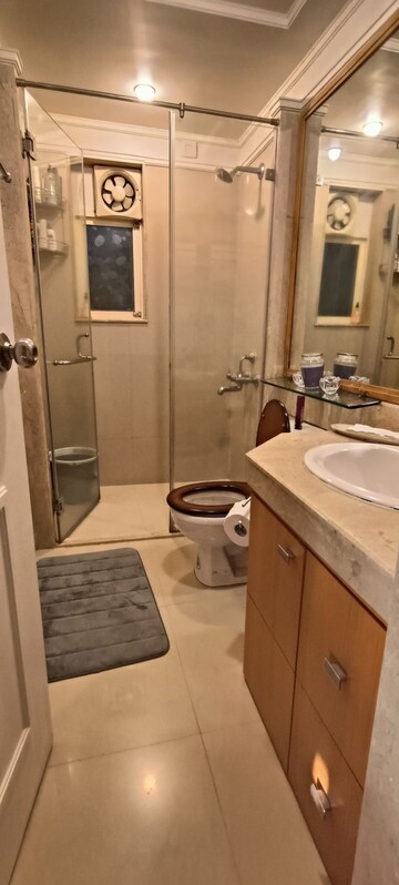 Bathroom in 3 BHK Apartment at Hiranandani Verona Co op Housing Society Ltd, Powai – for Sale