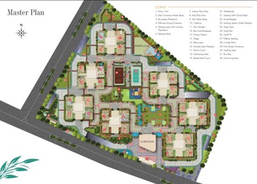 Master Plan in 3 BHK Apartment at Western Springs, Puppalaguda – for Sale