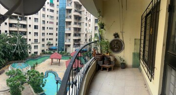 Balcony in 3 BHK Apartment at Kumar Sophronia, Kalyani Nagar – for Rent