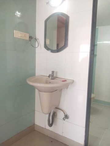 Bathroom in 2 BHK Apartment at Haware Tiara, Kharghar – for Rent