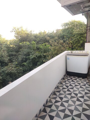 Balcony in 2 BHK Builder Floor at Khirki Extension – for Rent