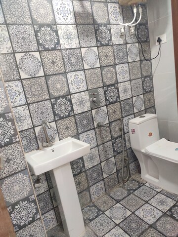 Bathroom in 2 BHK Builder Floor at Khirki Extension – for Rent