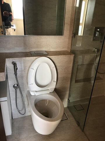 Bathroom in 1 BHK Apartment at Hiranandani Zen Maple, Powai – for Rent
