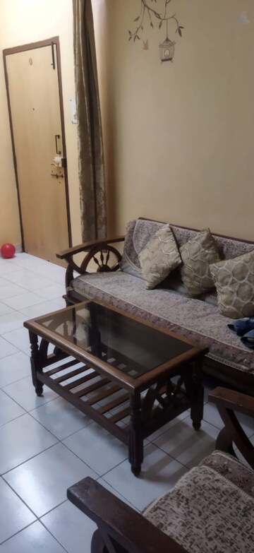 Living Room in 1 BHK Apartment at Spaghetti Complex, Kharghar – for Rent