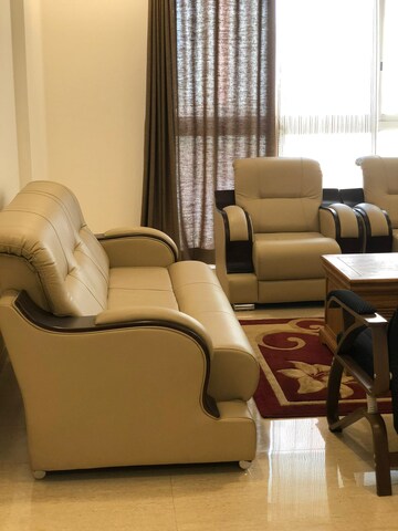 Living Room in 3 BHK Apartment at Lodha Belmondo, Gahunje – for Rent