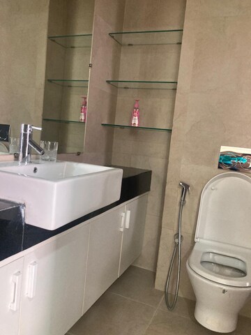 Bathroom in 3 BHK Apartment at Lodha Belmondo, Gahunje – for Rent